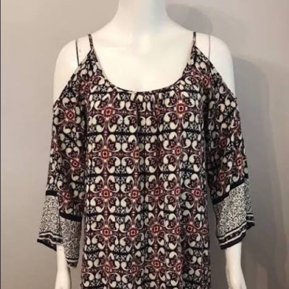 Umgee Cold Shoulder dress